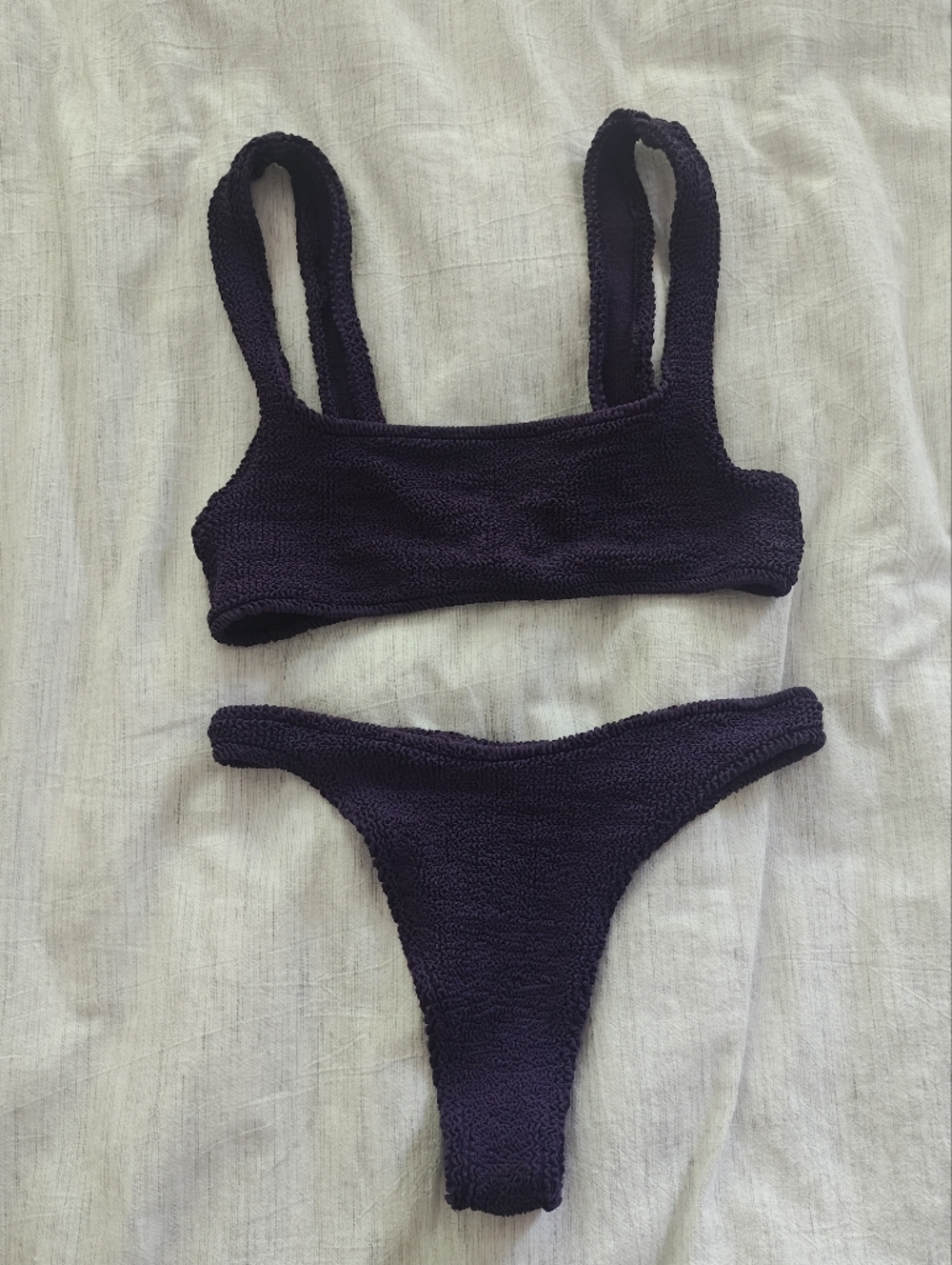 Stretchy Size-Inclusive Purple Bikini